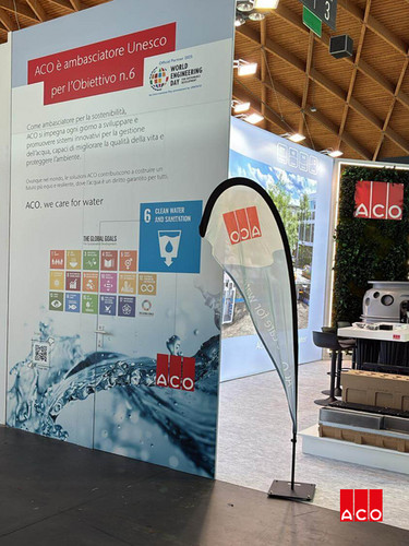 Particolare dello stand ACO