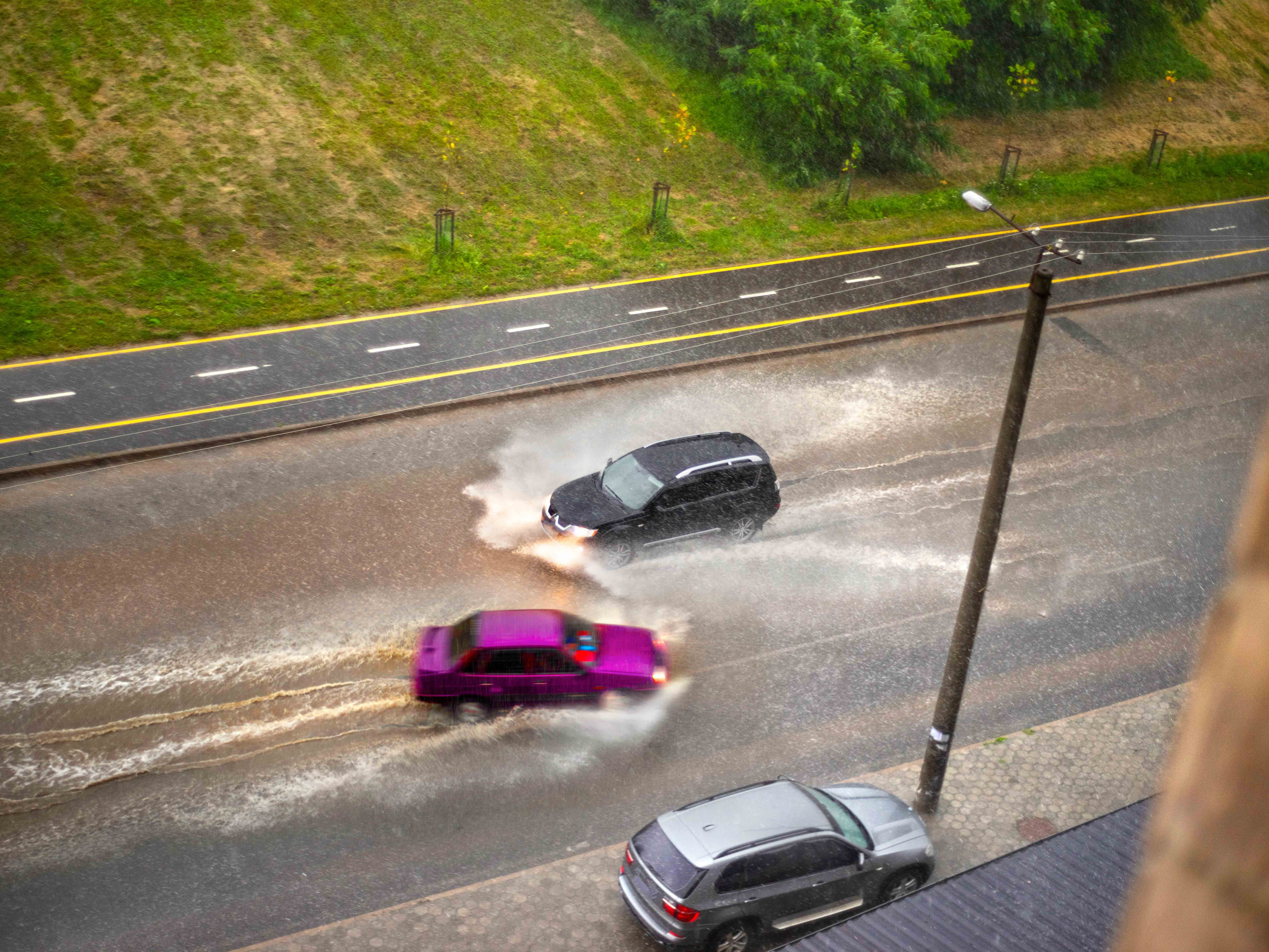 Fenomeno dell'aquaplaning