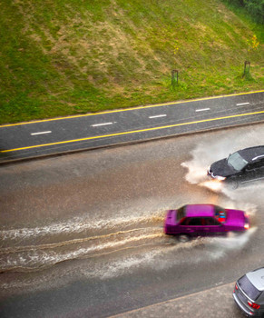 Heavy,Rain,And,Heavy,Hail,Is,A,Natural,Disaster,,During