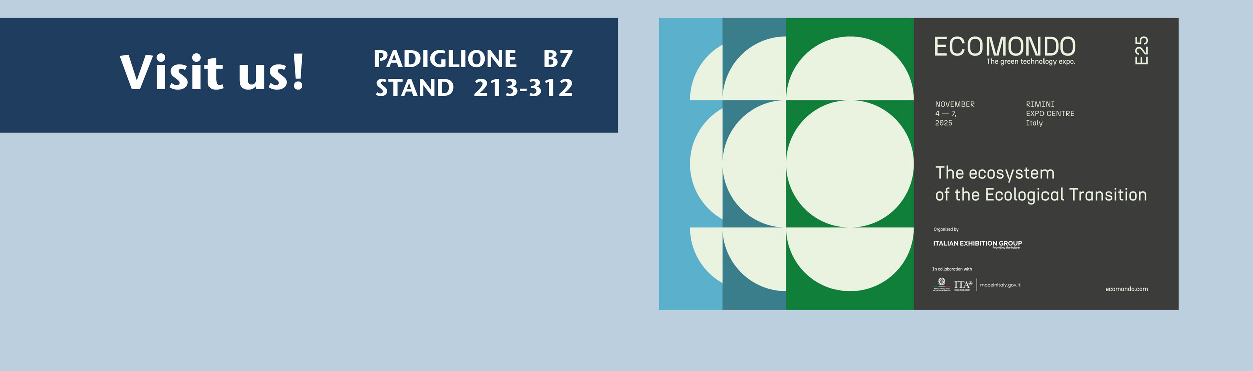 Vi aspettiamo a Ecomondo 2025