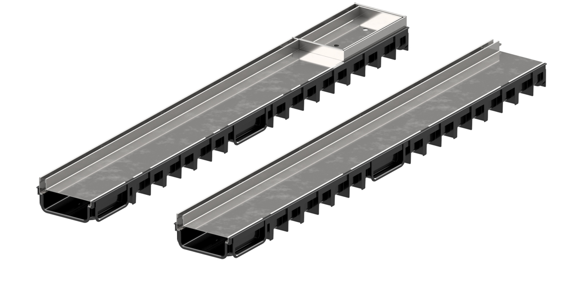 Versione con caditoia a fessura SlotTop Single, disponibile per Easyline H50 e H90.