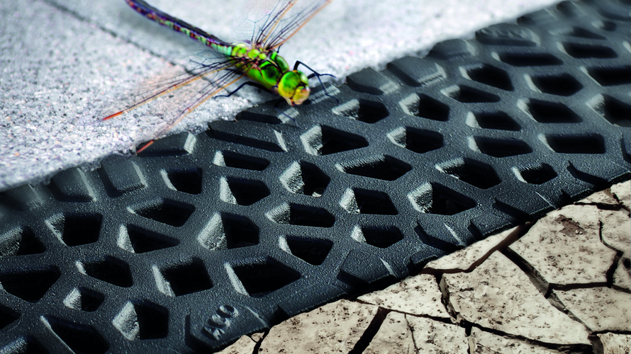 Immagine griglia Voronoi ACO Self Euroline installata