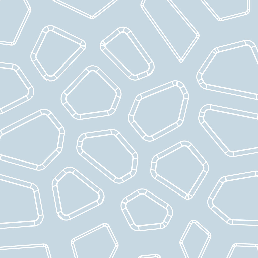Voronoi-diagramm-muster-aco-hochbau