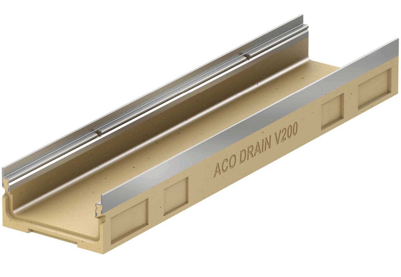 Immagine canali di drenaggio in calcestruzzo polimerico ACO Multiline