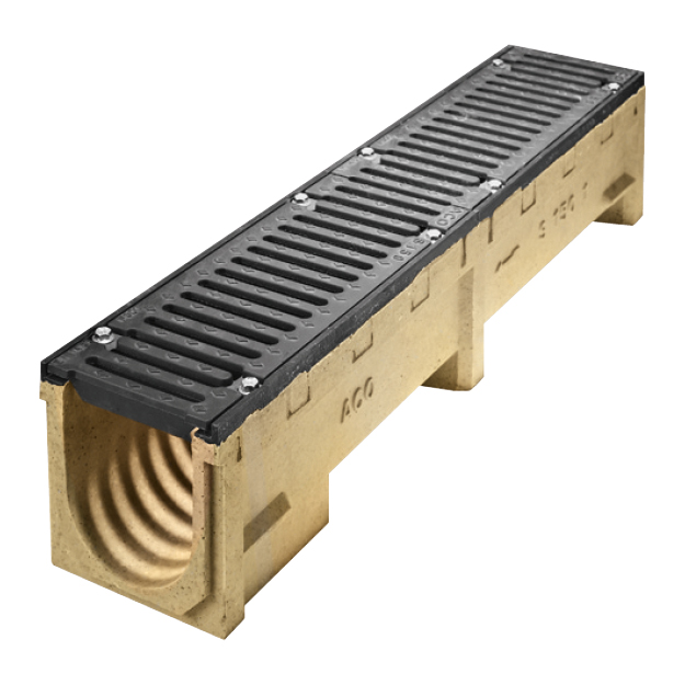 Immagine canale di scolo ACO Serie S con griglia in ghisa