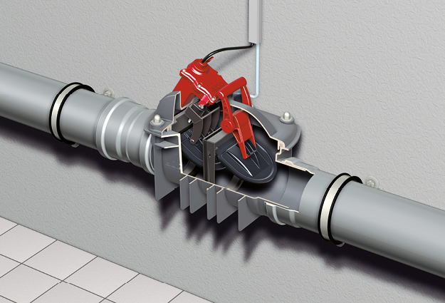 ACO Quadrix Valvola Antiriflusso In Linea BOX