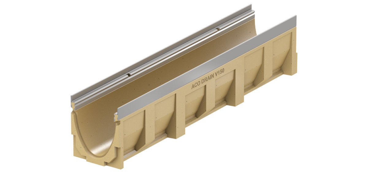 ACO DRAIN Multiline, canali in calcestruzzo polimerico: Ampia disponibilità di griglie in acciaio zincato, acciaio inox, ghisa e plastica. Con telaio copri bordo del canale in acciaio o in ghisa. Certificato per classi di caarico dalla A 15 alla e E 600